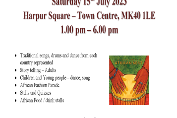 Bedford African Community Open Day 15th July Harpur Square