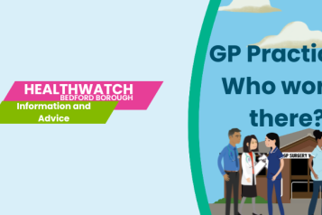 Healthwatch Bedford Borough GP practice staff job roles