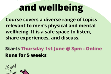 Mind Recovey Men's health and wellbeing course