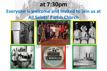 Windrush Service NHS Anniversary Celebration 22nd June 7.30pm