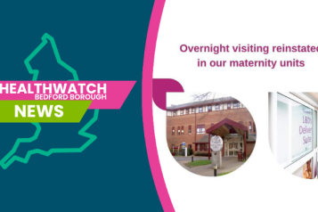 Healthwatch Bedford Borough  News: Mat units overnight visiting 