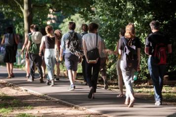 people walking